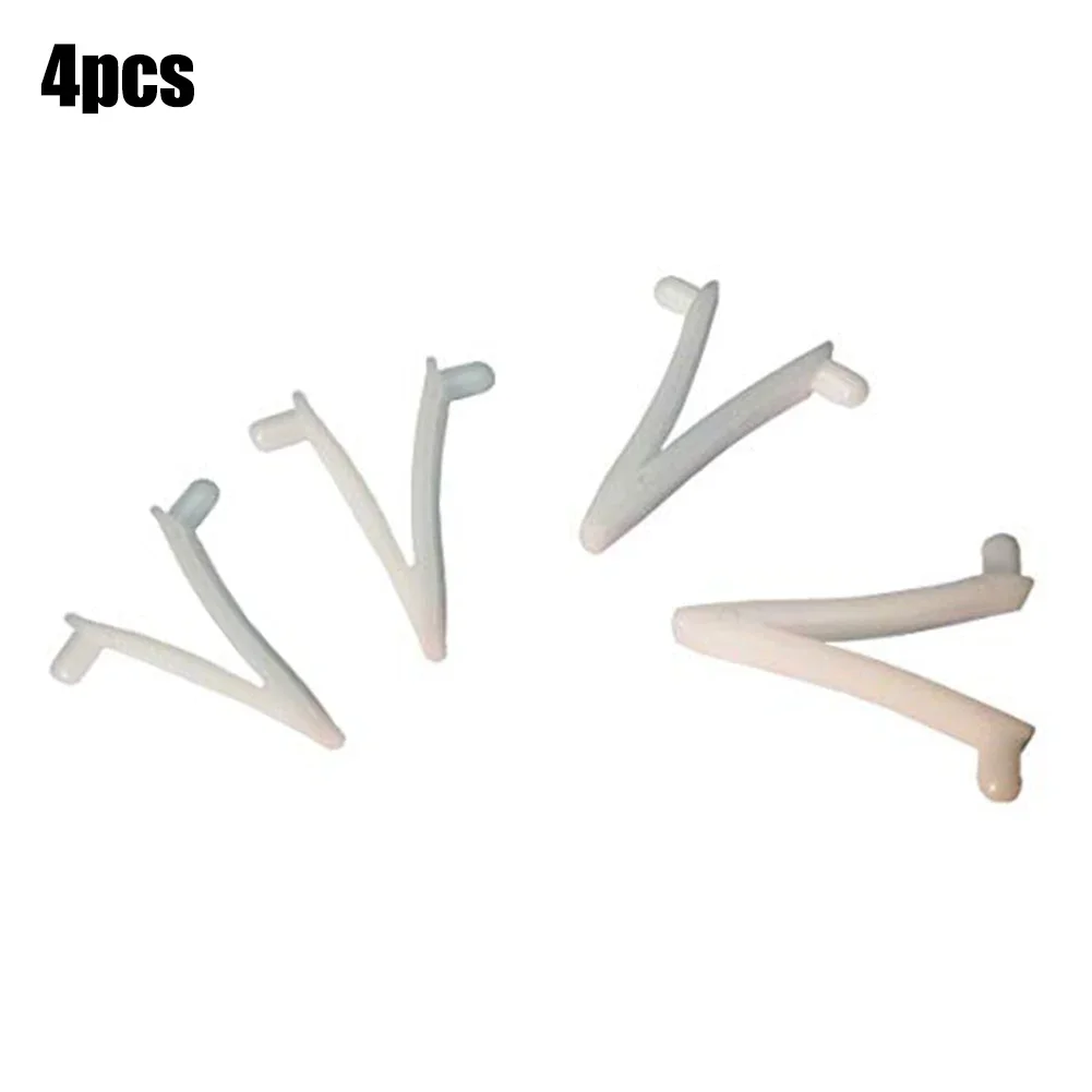 V Style Spring Clip V-clips Swimming Pool Replacement Swimming Pool White 4pcs 5.3*4cm Accessories Cleaning Tool