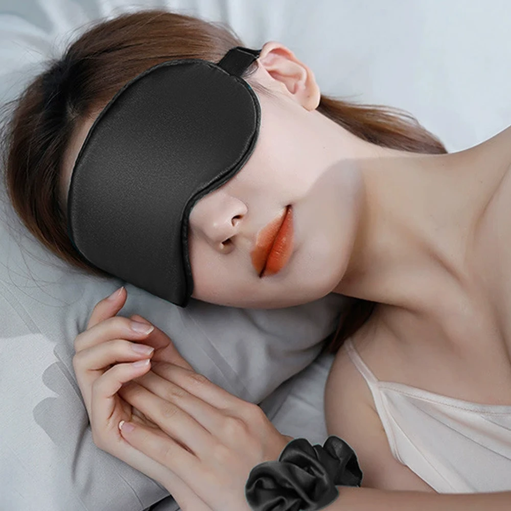 3D Sleep Mask Block Out Light Sleeping Mask For Eyes Soft Sleeping Aid Eye Mask Travel Eyeshade Night Shading Eyepatch Eye Care