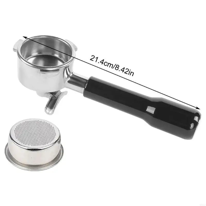 MOLF Stainless Steel Double Spouts Coffee Machine Handle Coffee Machine Replacement