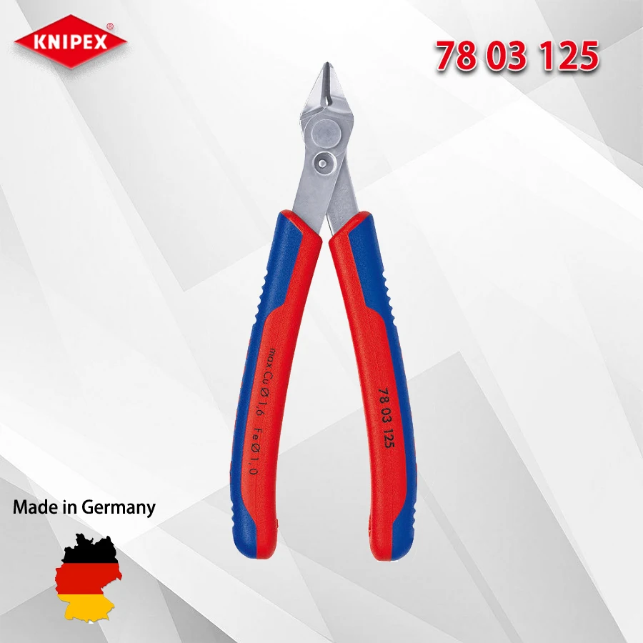 KNIPEX Electronic Super Knips Multifunctional Diagonal Plier 5''Precision Electric Repair Tool 7803125