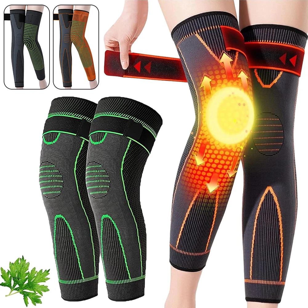 

Adjustable Knee Support Wrap With Mugwort Extract For Women Men Mugwort Self-heating For Deep Warmth & Relief. Winter Outdoor