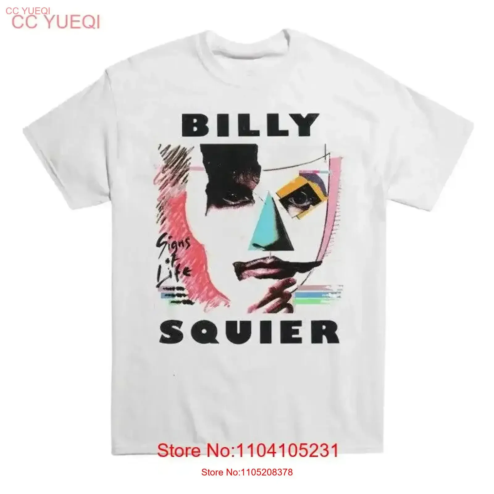Nuevo Billy Squier signos de la vida para Fans S 5XL camiseta G9 vintage lavado versátil transpirable homme moda estirada
