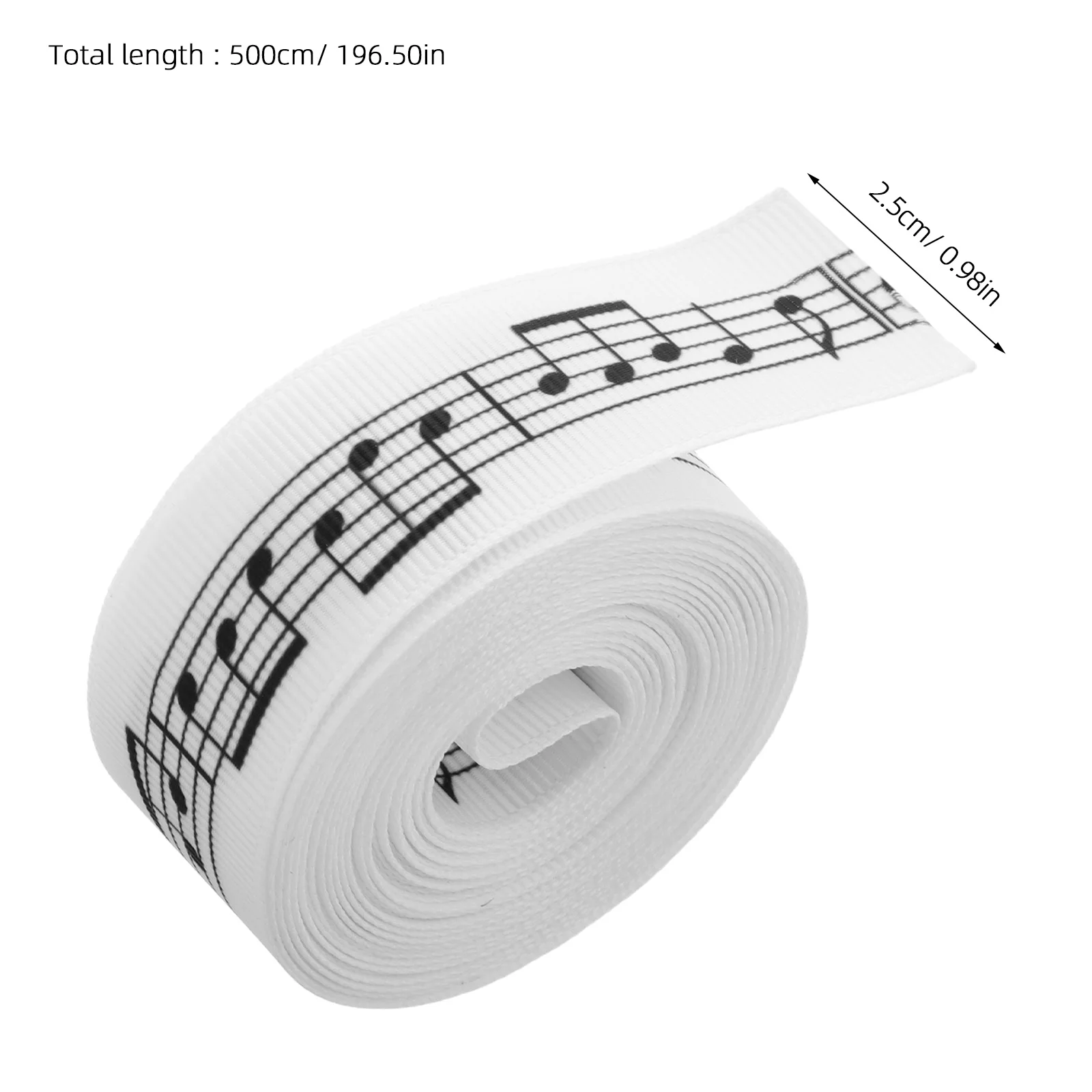 

Packing Ribbon Music Themed Wrapping Ribbons Flower Bouquet Packaging Birthday Party Decor Musical Note