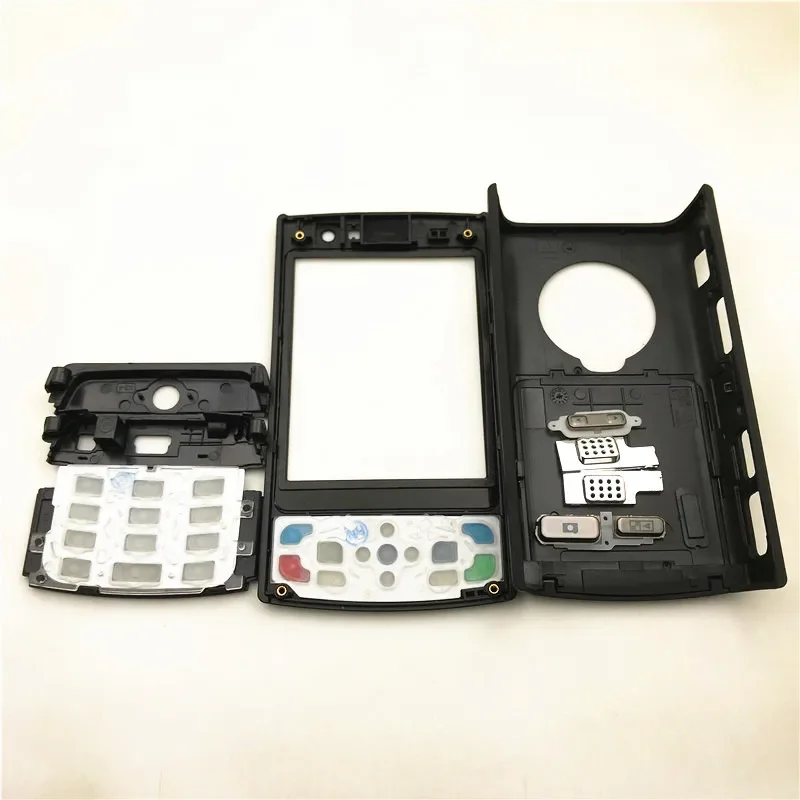 Housing Front Faceplate Frame Cover Case+Back Cover/battery Door Cover+ English Keypad Repair Parts for Nokia N95 8G