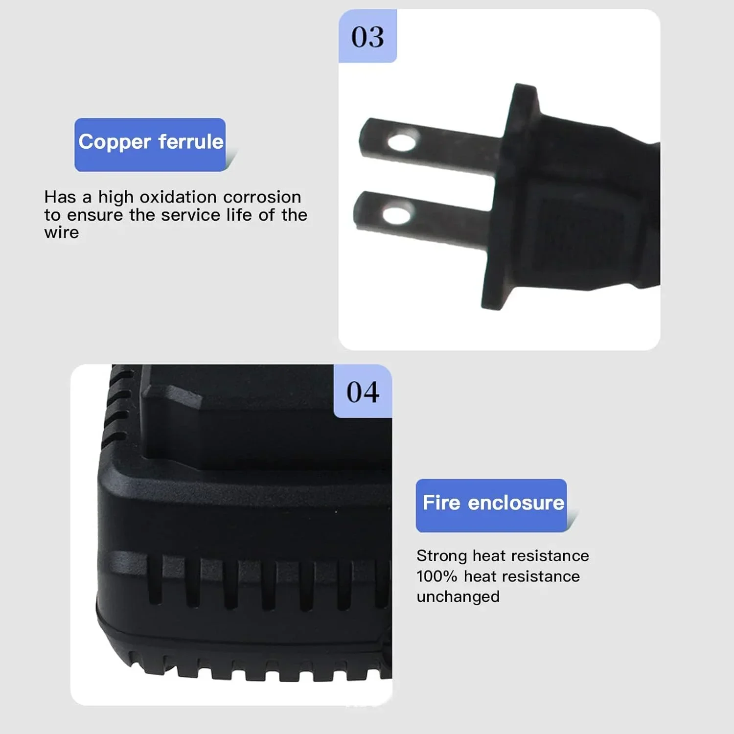 Universal Battery Charger for Makita Model 18V 21V Li-ion BL1415 BL1420 BL1815 BL1830 BL1860 Drill Electric Tool Battery Charger - view 6