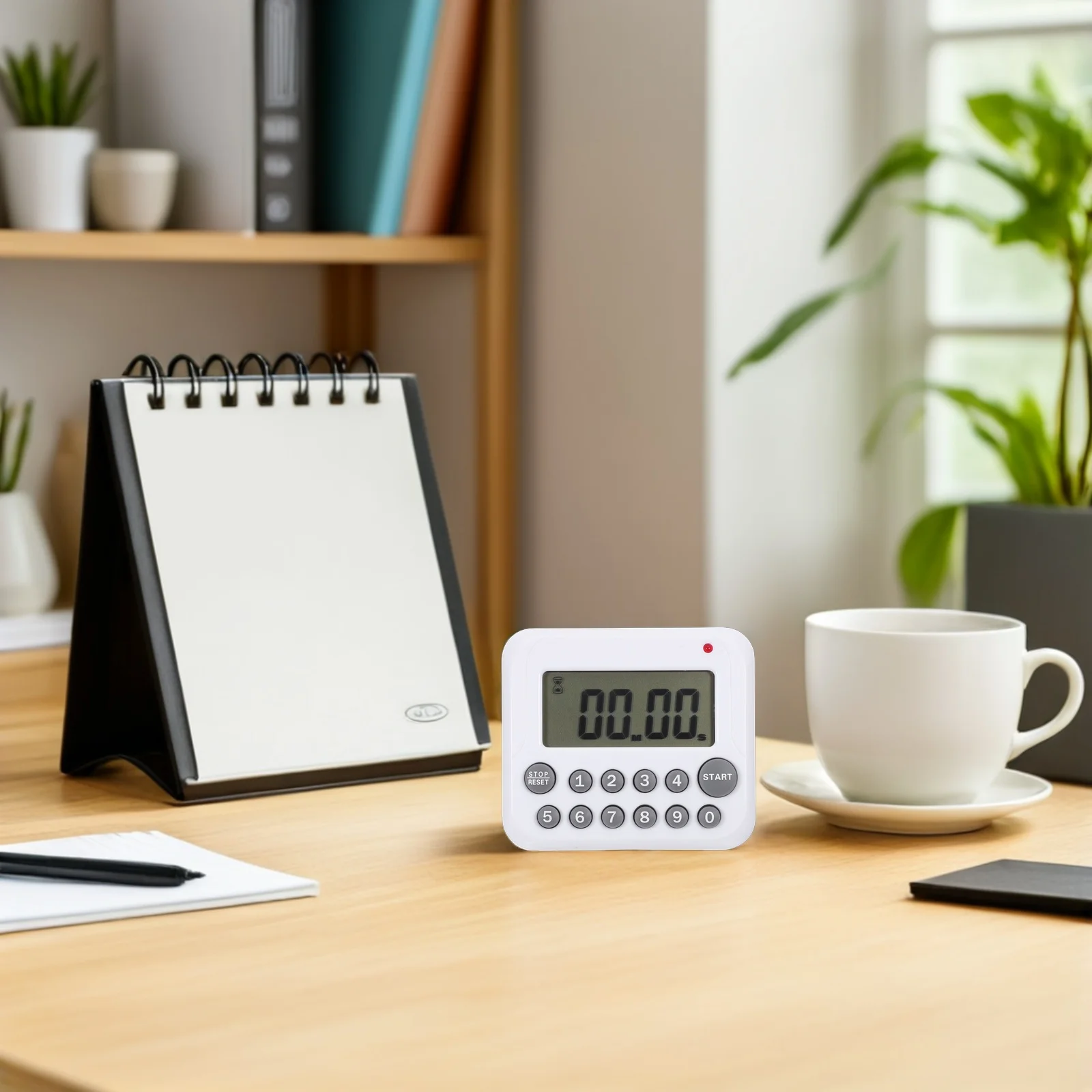 

Digital Kitchen Timer Countdown Up to 99 Min 59 Sec Large LCD Display Loud Alarm Magnetic Ultra Thin Design for