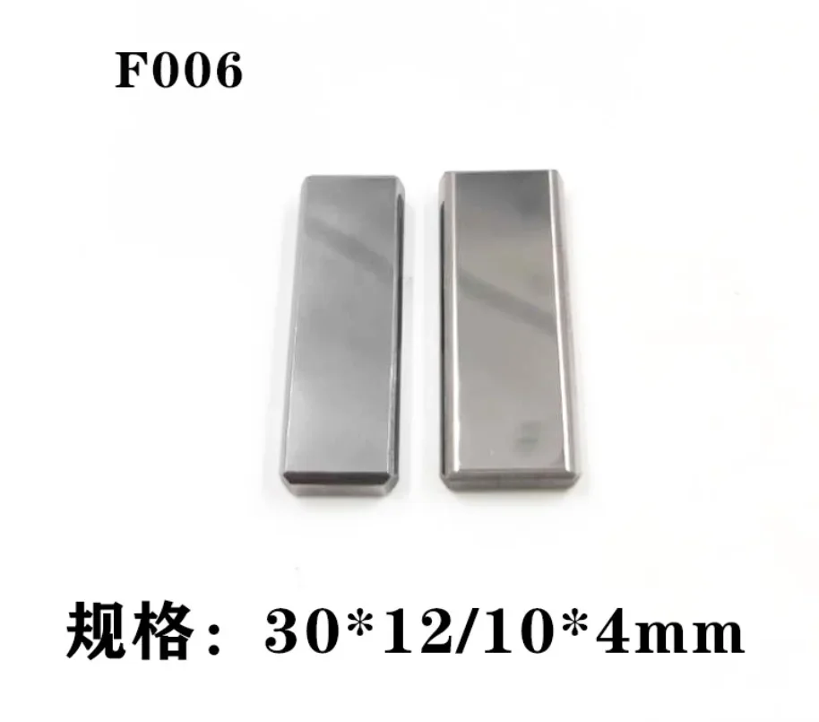 

2pcs For Fanuc Power Feed Contact F006 30*12*4 26*12*4mm Tungsten Carbide Original Code A290-8110-X750 WEDM Low Speed Machine