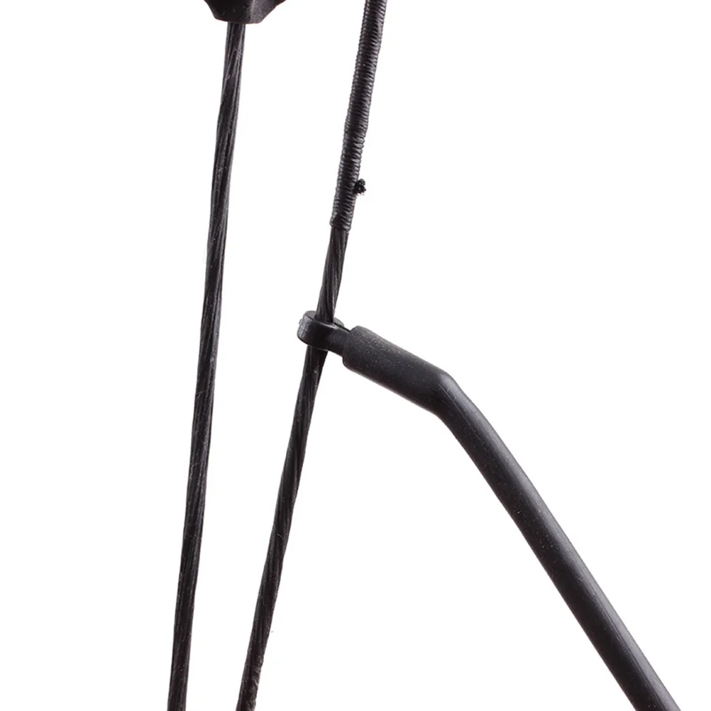 2개입 컴파운드 보우 슬라이딩 피프홀 홀더 보우스트링 분리기 양궁 휴대용 액세서리 블랙 보우 피프홀 양궁 용품