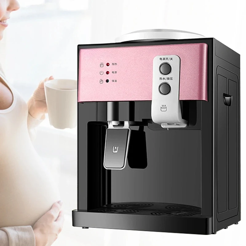 

1.1-4.9gal 500W Electric Water Dispenser Top Loading Hot and Cold Water 110V Rose Gold / European White for Home, Office