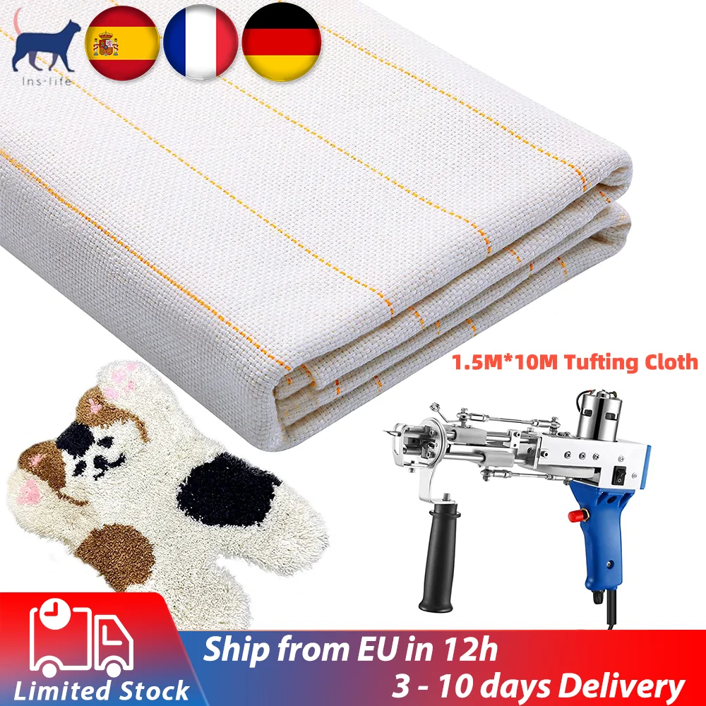 

1.5Mx10M Tufting Cloth with Marked Lines Large Monk's Cloth for Rug Tufting Weaving Fabric/Primary Tufting/Monk Cloth for Rug