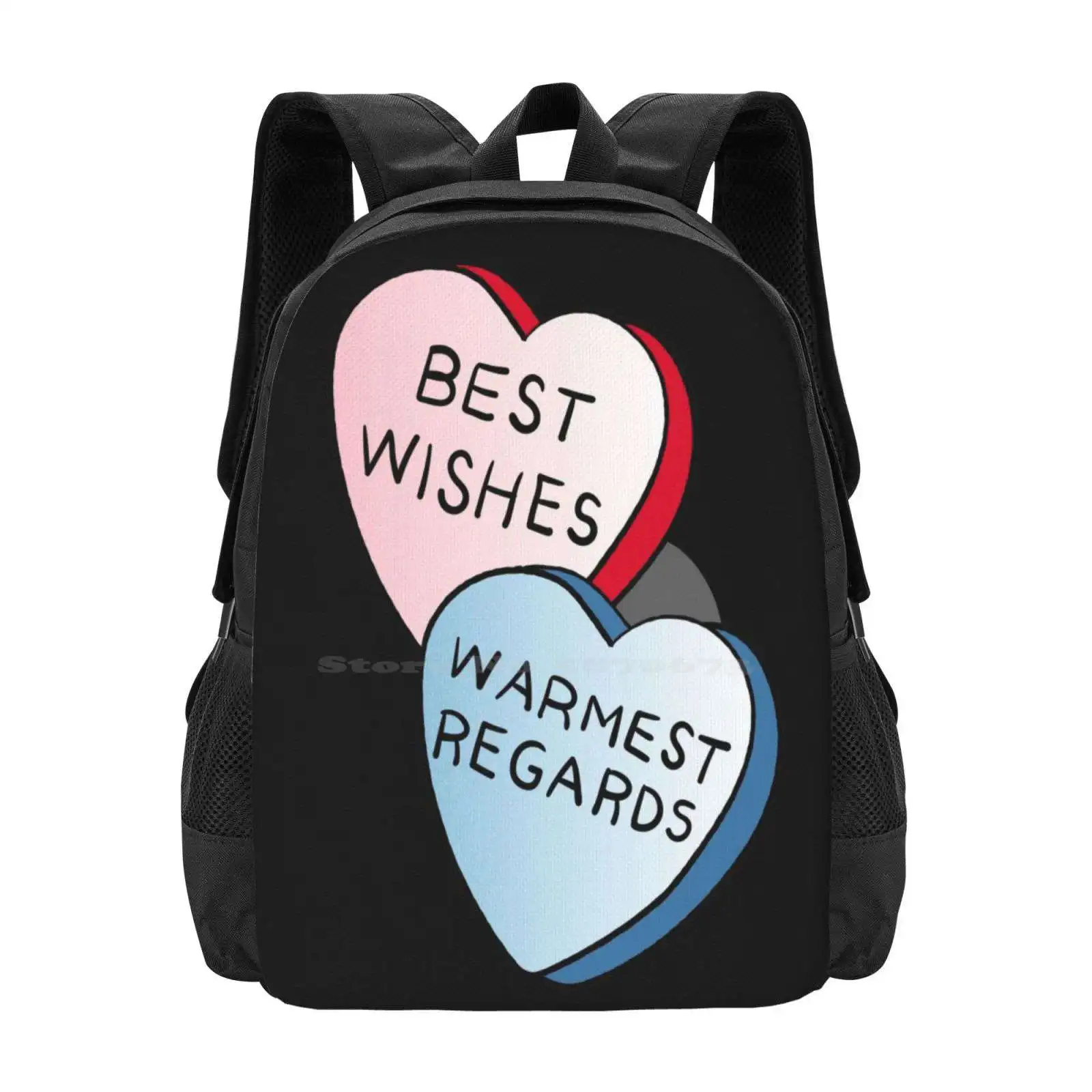 Best Wishes , Warmest Regards On Candy. David Rose And Stevie Banter Awkwardly In At The Moteel School Bags Travel Laptop