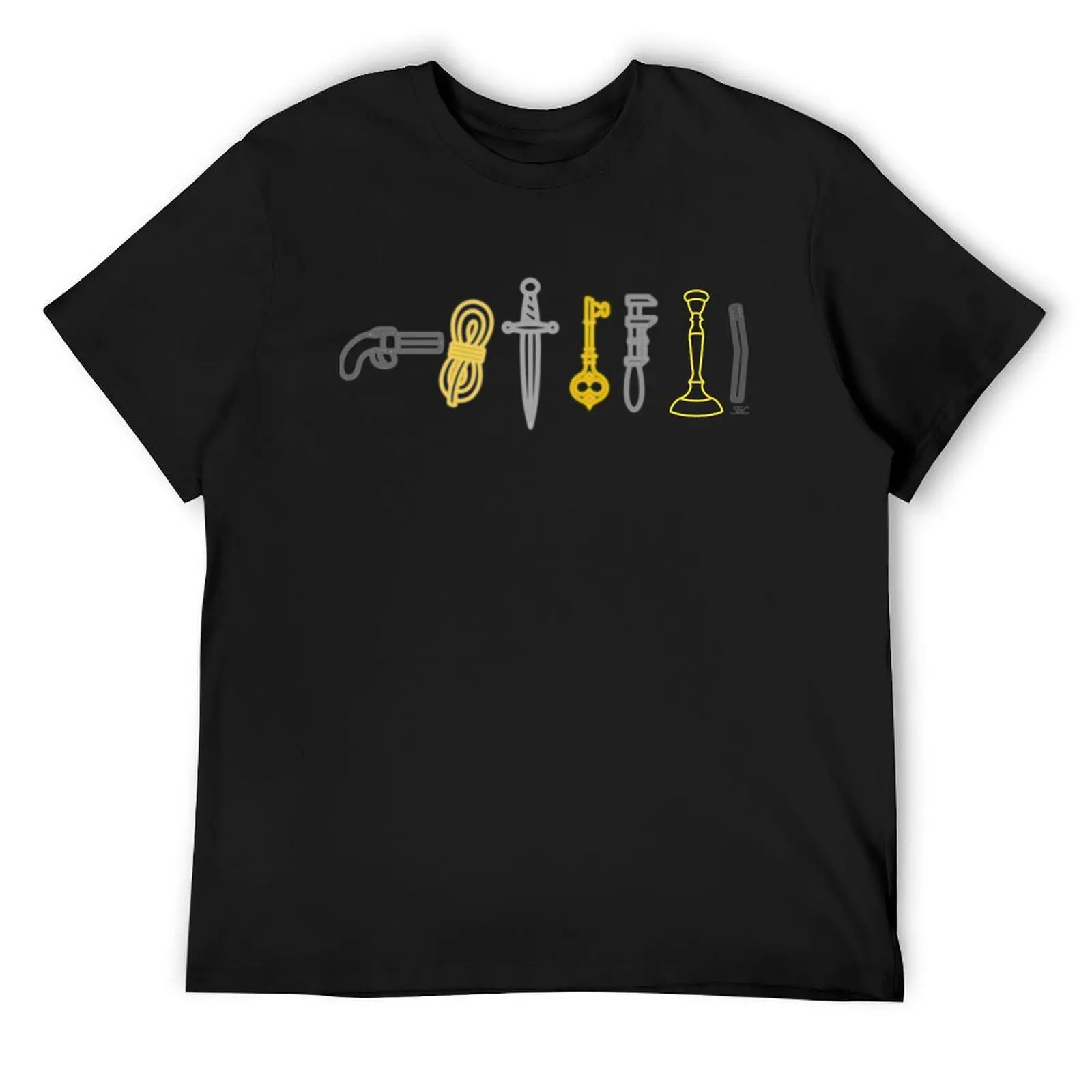 

Clue - Weapons T-Shirt essential t shirt Aesthetic clothing anime fruit of the loom mens t shirts