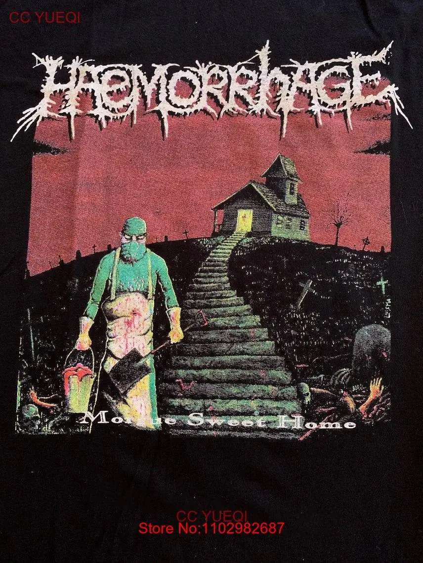 New Popular Haemorrhag Black T-Shirt Cotton Full Size S-5XL YG168