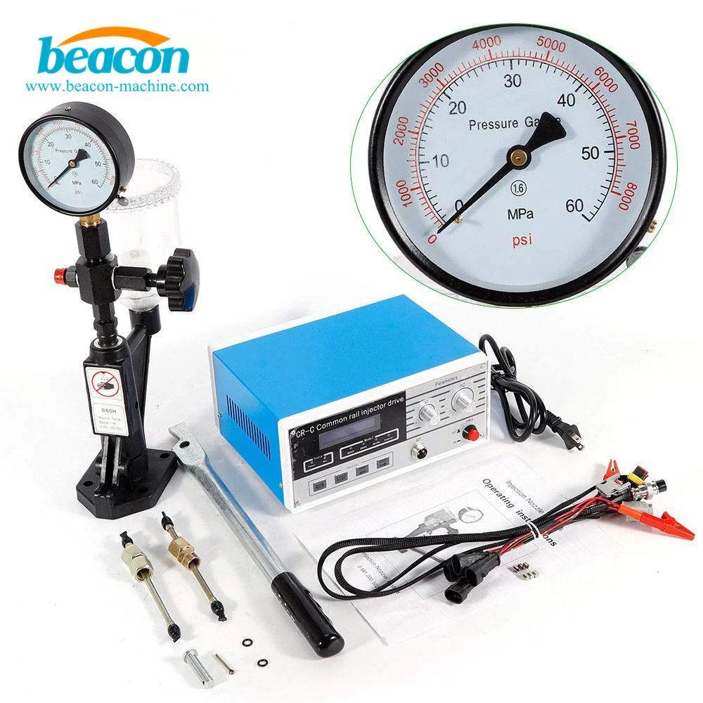 Promocja CR-C Tester Diesel z technologią wtrysku Common Rail + S60H narzędzie do Tester dysz wtryskiwaczy