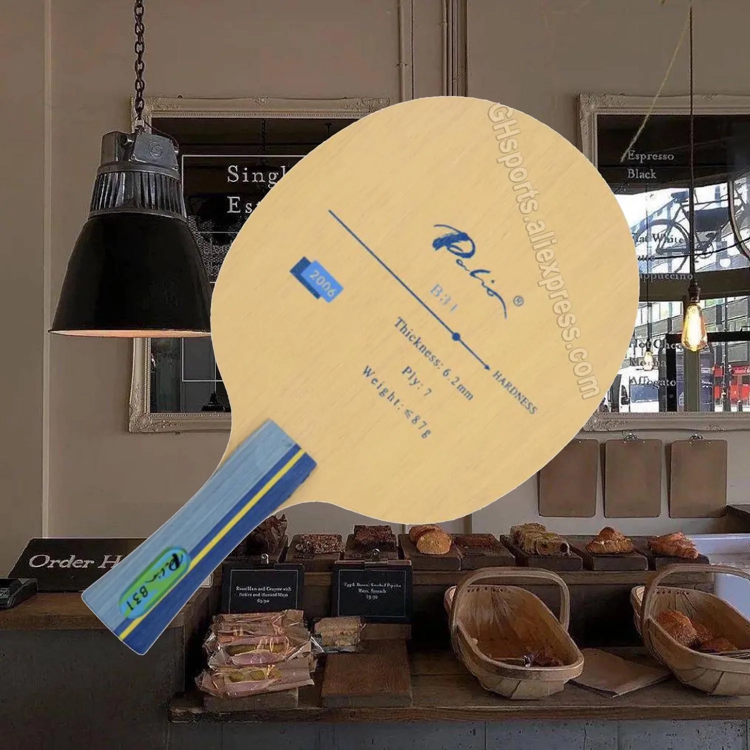 

Palio B31 B 31 B-31 7-слойное лезвие для настольного тенниса, лезвие Calssics, быстрая атака с петлей, ракетки для настольного тенниса, ракетки для спорта