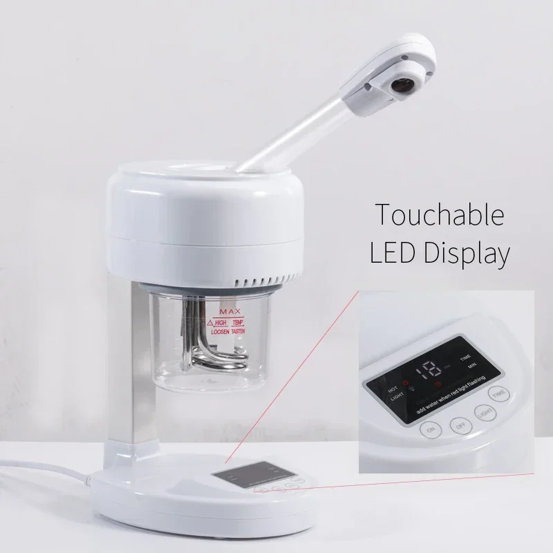Professional Automation Outage Facesteamer Ozone Nano Moisturizer Hot Mist Face Steam Machine Sauna Facial Steamer Spa