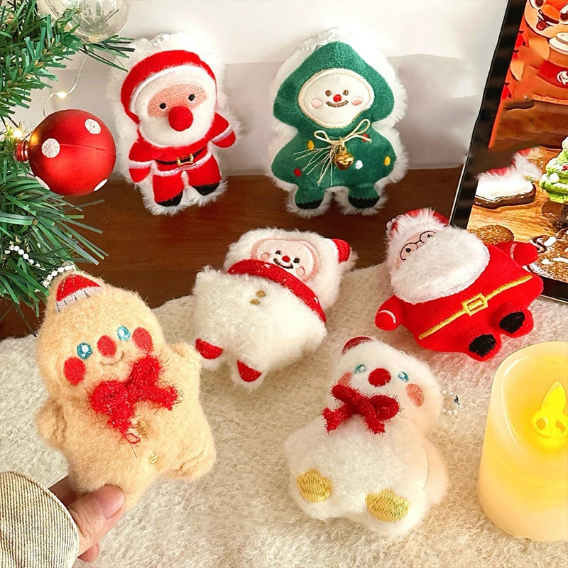 Cute Plush Cartoon Pendant Christmas Series Doll Pendant Multi Functional Jewelry Bag Doll Pendant Christmas New Year Gift 2025