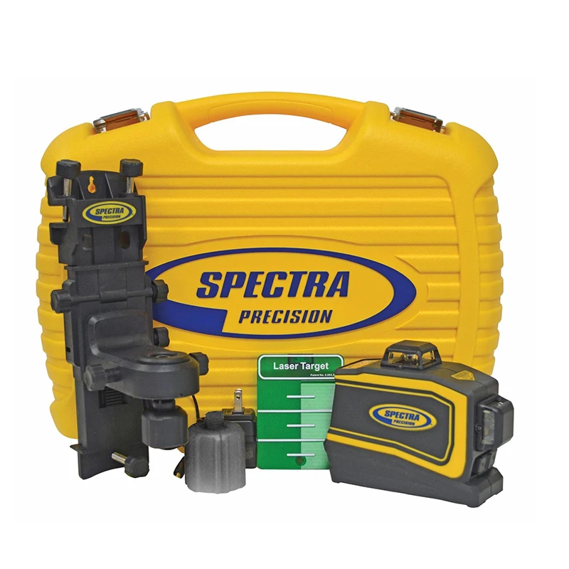 Spectra Precision LT58G Green Laser Level Tool, 3 X 360°, Ultra Bright Technolog