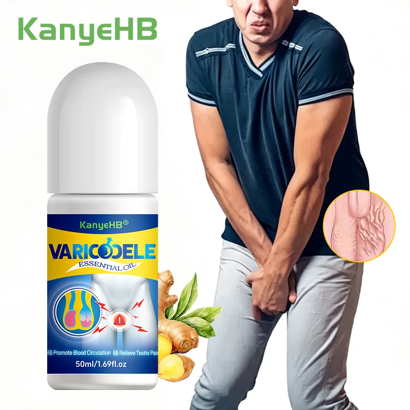 1pcs Varicocele Essential Oil Scrotum Spermatic Cord Swelling Herbal Formula Varicose Veins Liquid Vein Anti Swelling G138
