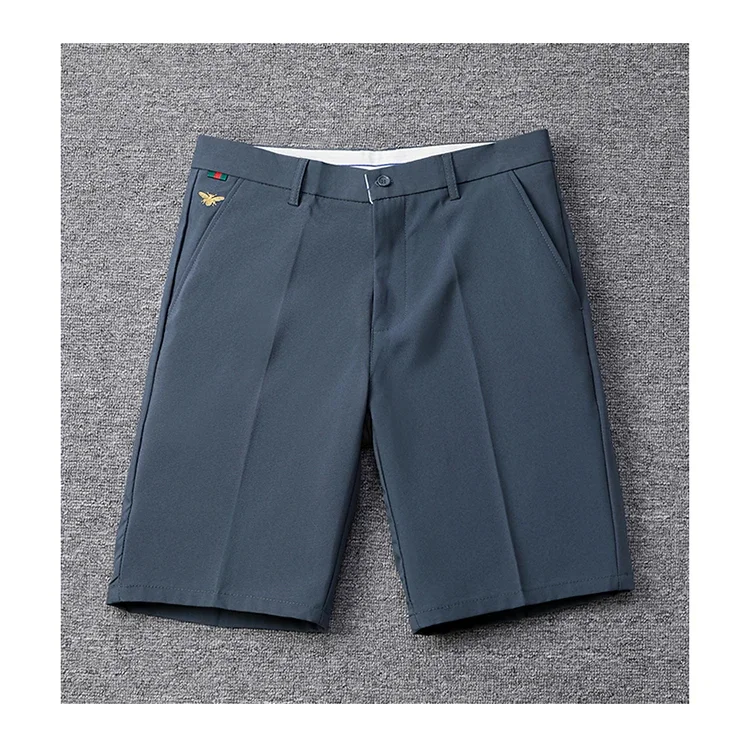 Marken-Formelle Shorts für Herren Koreanische Business-Shorts Lässige Chino-Shorts Herren Büro-Hosen Coole Atmungsaktive Sommer-Arbeitskleidung – Detail 15