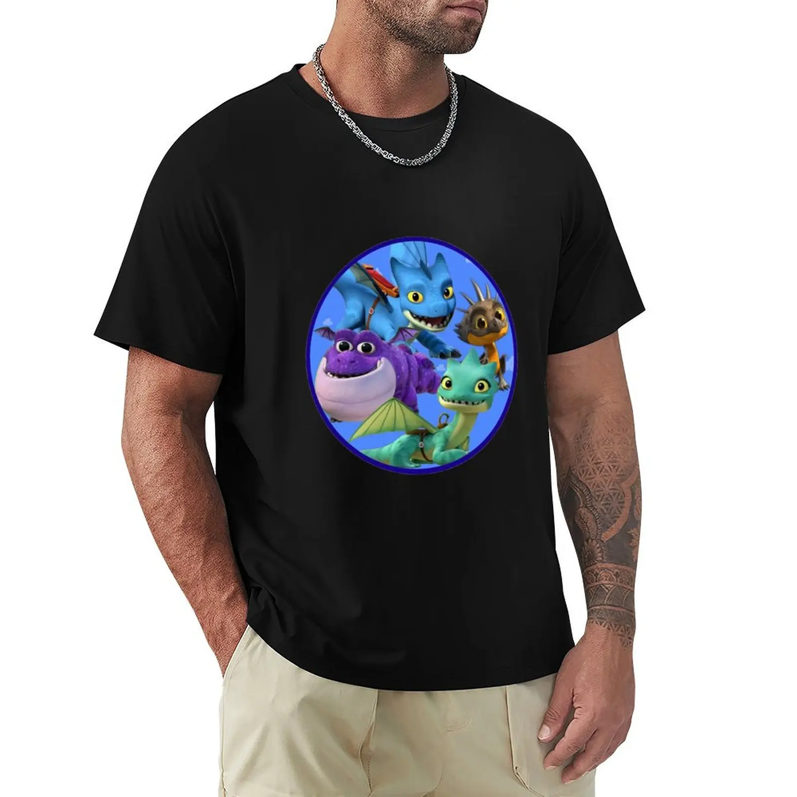 

Dragons Rescue Riders T-Shirt customs design your own tees blue lock slim fit t shirts for men