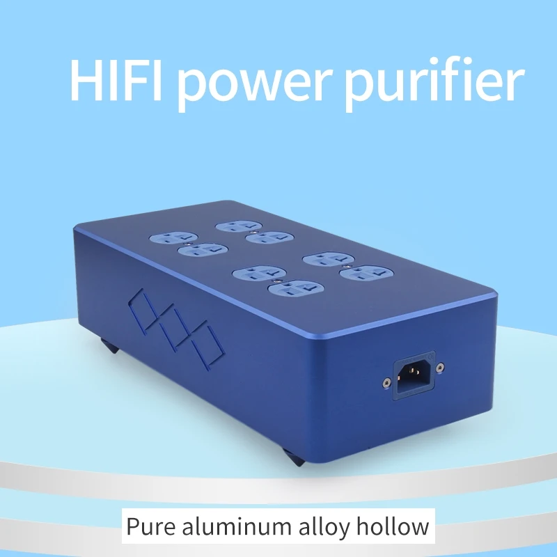 

Hi-End US Plug Power Filter Socket Audiophile Purifier 8 Hole Outlet