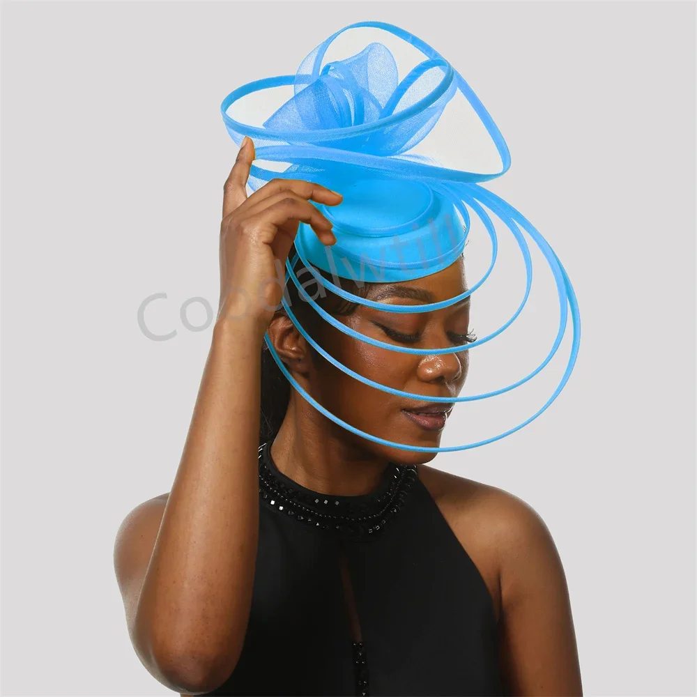 Hochzeit Kopf bedeckung Kirche Hut Fascinator formelle Veranstaltung Femme Party Abendessen Chapeau Cap Mesh Lady Anlass Pillbox Cap Mesh Kopf