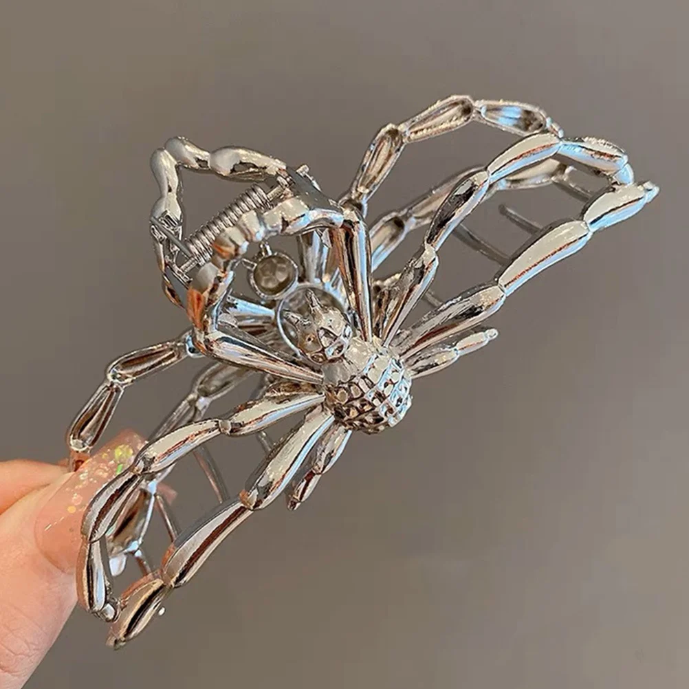 

2pcs Claw For Women Alloy Spider Metal Clips For Hair Clamps Large Metal Clip Thick Long Hair Styling Accessories