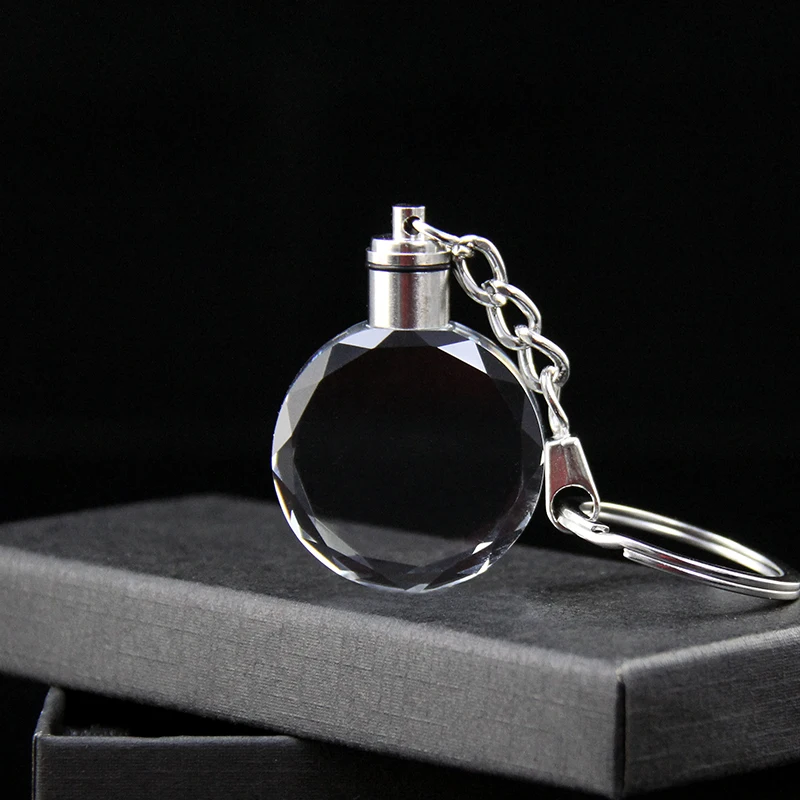 Picture 5: XTOOL Wholesale 10pcs Blank K9 Shining Round Crystal Keychain Pendant for 3D Laser Engraving with Gift Box