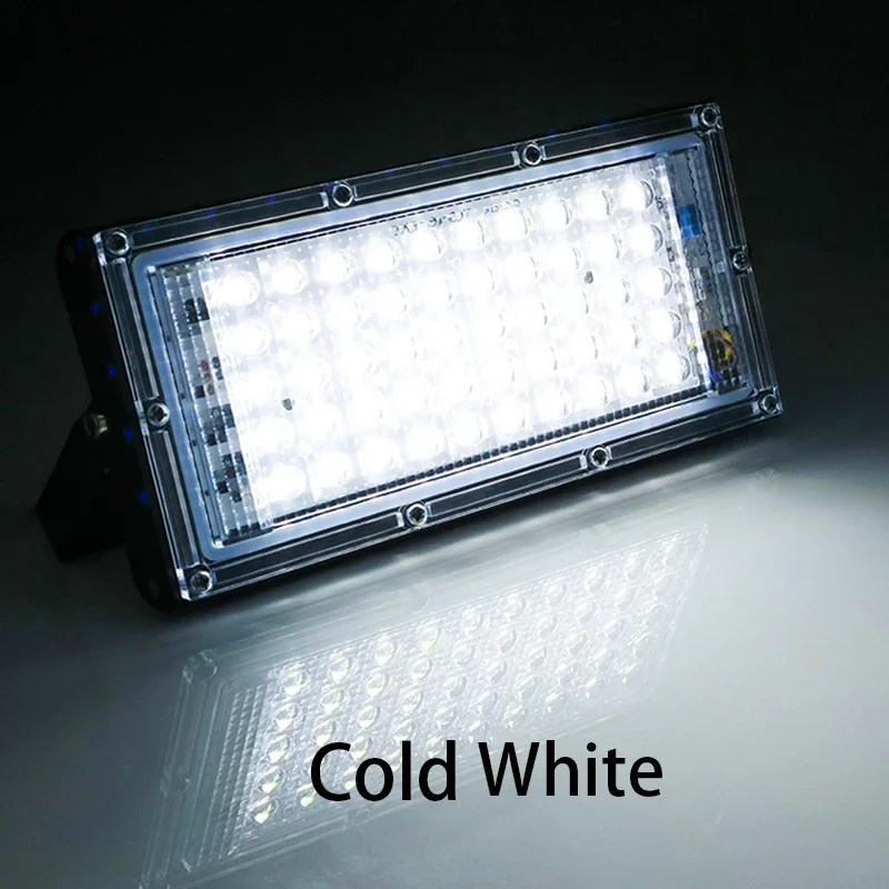 RXMAX LED-Flutlicht 50W 100W AC 110V 220V Außen-Flutlicht Straßenlampe Projektor IP65 Wasserdichter LED-Strahler für den Garten 4