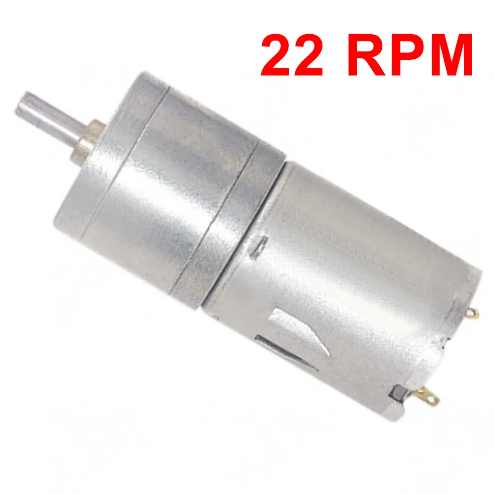 Automation Projects 12V Geared Motor 12V DC Motor Positive And Negative Electrodes Rated Torque Reverse Rotation No Load Speed