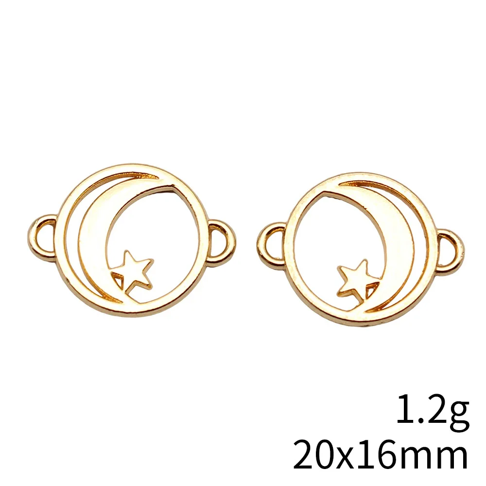 New Year'S Day Charms Pendant Small Moon Charms For Jewellery Making Chain Pendant