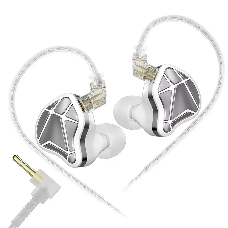 KZ Axas FPS Gaming IEM-hoofdtelefoon, professioneel instelbaar, met DSP-ruisonderdrukking, afneembare 2-pins kabel, ergonomische e-sports-oordopjes, ideaal als cadeau.