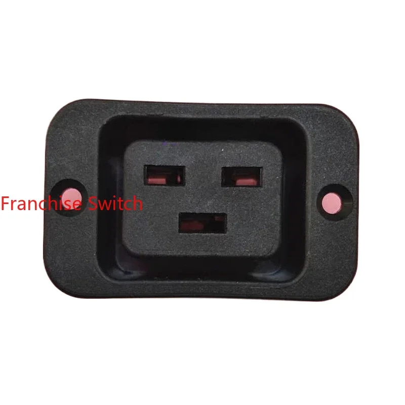 

10PCS IEC socket with UL, VDE approval SS-3C-PBT-6.3