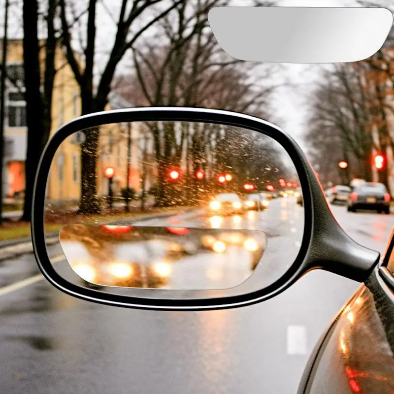 Blindspot Glass 360 Degree Adjustable Automotive Blind Looking-Glass Rectangular Shaped Glass Frameless Rear View Glass Side