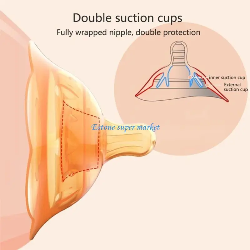 090B Silicone Nipple Protector Breastfeeding Mother for Protection Cover for Women