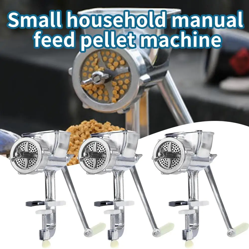 Manual Feed Pellet Machine Feed Extrusion Processing Tool Household Small Suitable For Feeding Fish Birds And Small Pets C4T5