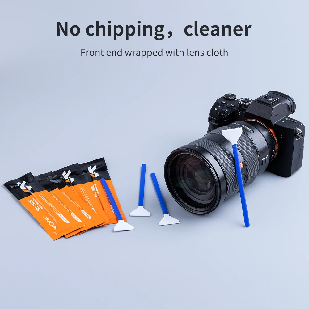 K&F Concept Cleaning Swab Soft Convenient Cleaning Stick Full Frame APS-C DSLR Camera Sensor Household Photo Studio Professional