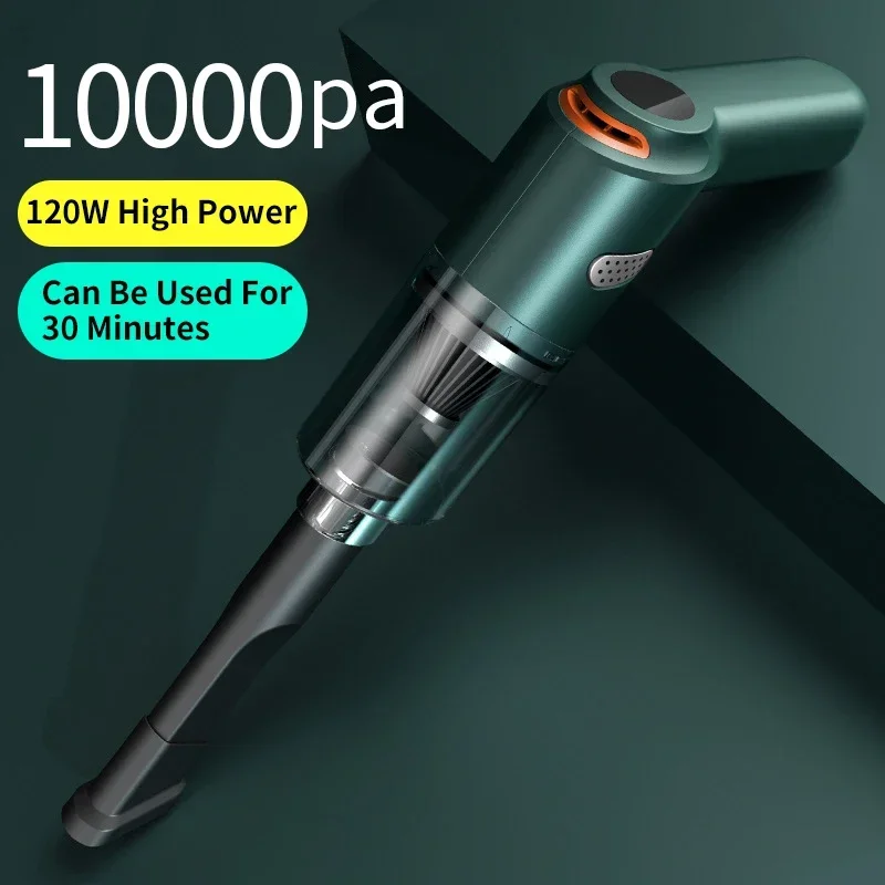 Household Car Mini Pet Hair Vacuum Cleaner Pet Hair Absorber Vacuum Cleaner Handheld 10000Pa Large Suction Car Vacuum Cleaner