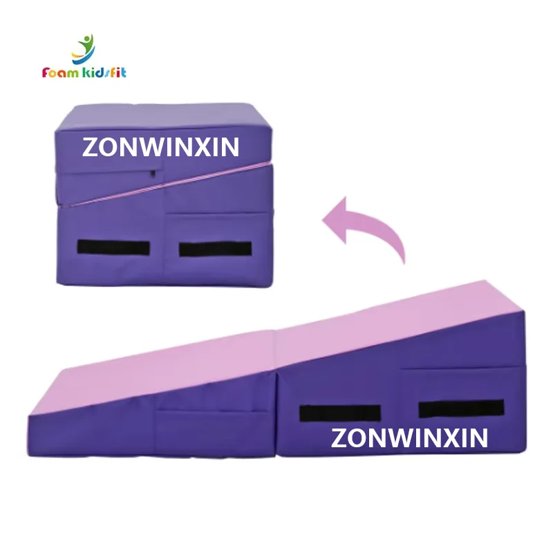 Factory Supply Customized Gymnastics Equipment Gymnastics Mat Incline Mat Tumbling Folding Gymnastic Tumbling Mat