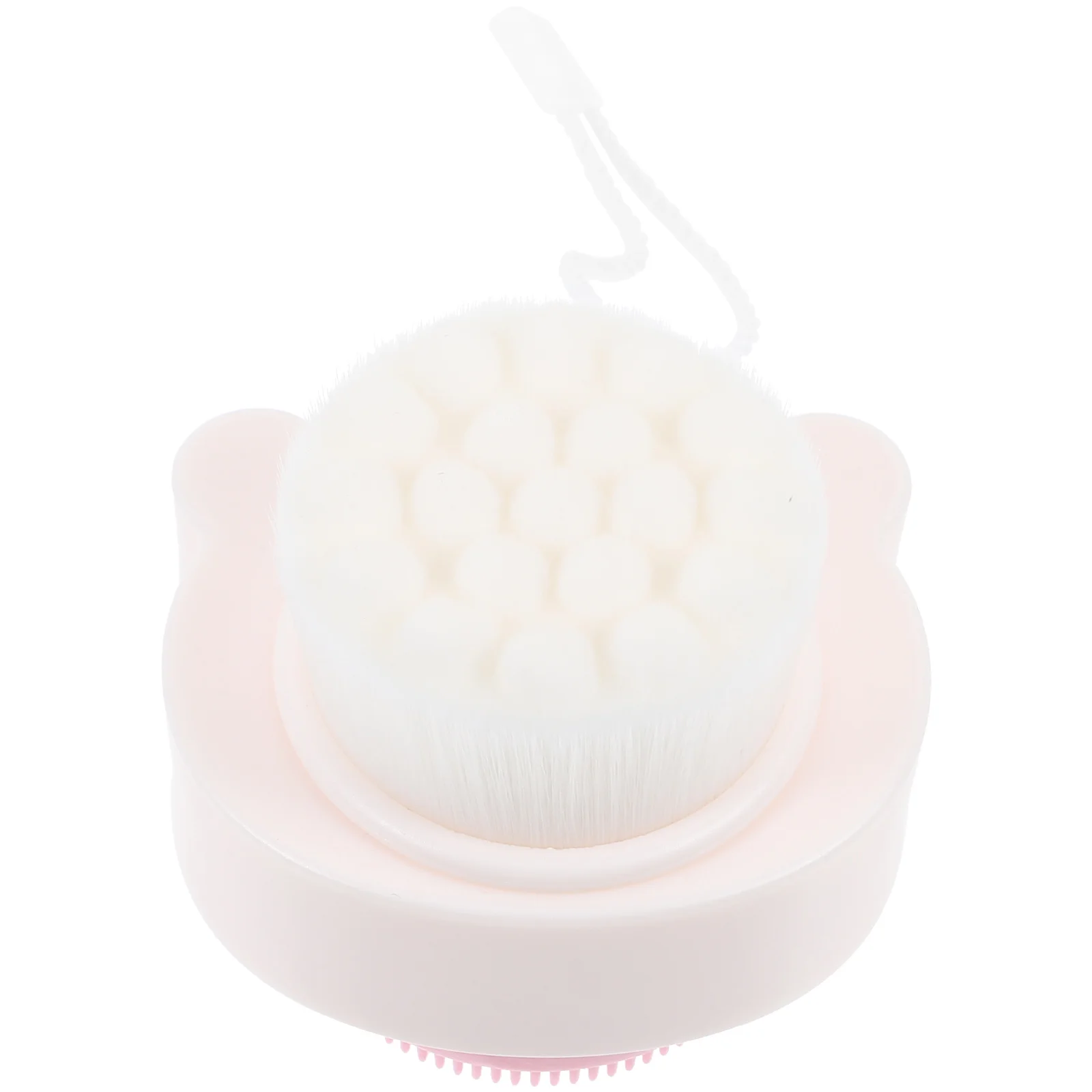 Soft Bristle Facial Cleansing Brush Female Face Exfoliator Handheld Exfoliating Silicone Shower Body Scrubber Man Men