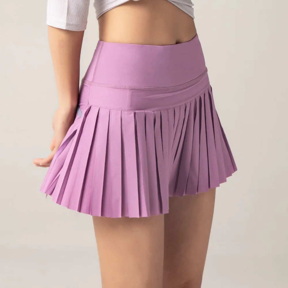 

High Waist Tights Tennis Skirts Quick Dry Comfortable Mini Summer Sport Skirt Activewear with Pocket