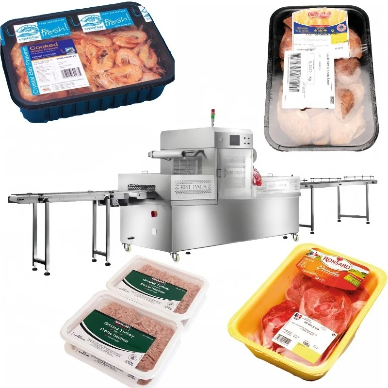 Fully Automatic MAP Tray Sealing Machine Custom Modified Atmosphere Packaging Equipment for Fresh Fruit and Vegetable Packing
