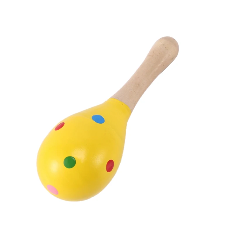 60 piezas de Maracas para recuerdos de Fiesta Maraca Maracas de madera Mini Maracas coloridas para recuerdos de Fiesta, colores aleatorios