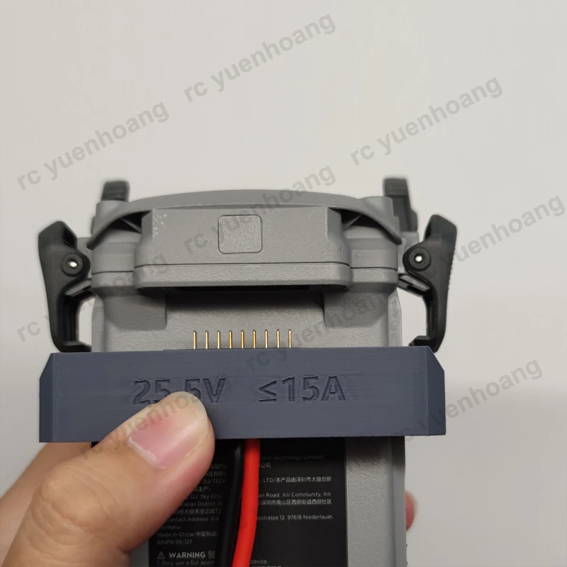 1 قطعة شحن سريع التوصيل عالية الطاقة شحن سريع رئيس ثلاثية الأبعاد وحدة شاحن مطبوعة ل DJI Matrice M4TD RC الطائرة بدون طيار بطارية قابلة للشحن