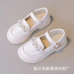 Children's Shoes Summer Girls' Small Leather Shoes New Fashion Korean Style Casual Shoes for Children and Middle-aged Children