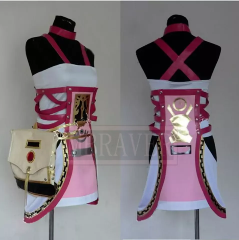 

Final Fantasy XIII-2 FF 13-2 Serah Farron Cosplay Costume Custom Made Any Size