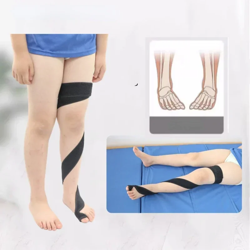 Children's Eight Characters Correction Straightening Leggings Knee Internal Rotation Corrector Training Walking Gait Corrector