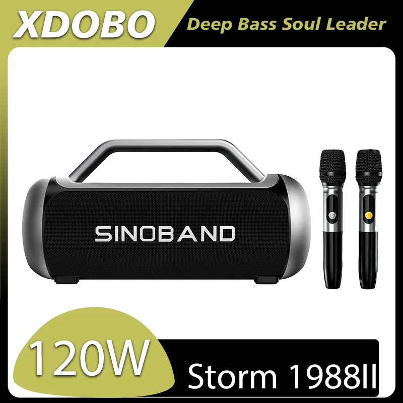 

XDOBO Storm 1988II Wireless Bluetooth Compatible Speaker RGB Light 120W Support Karaoke TWS Outdoor Waterproo Camping Home Speak