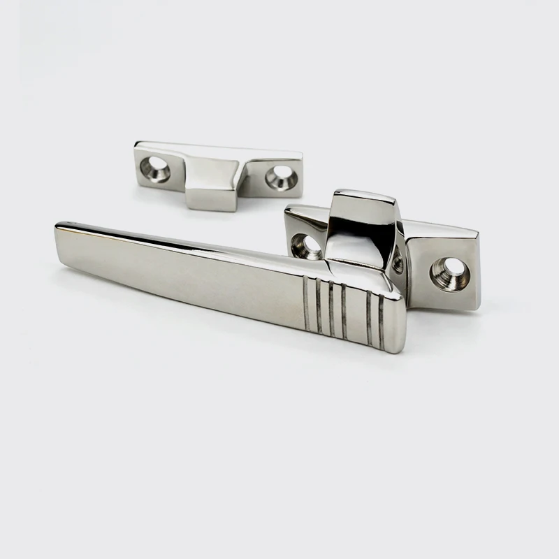 PL022-3 Rotating Closed Handle Handmade Equipment Oven Door Handle Lock Sound-Proof Cold Storage Equipment Door Handle